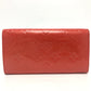 LOUIS VUITTON M93634 Portefeuille Sarah Wallet Long Wallet Wallet Long Wallet Long Wallet MonogramVernis Orange sunset Orange/GoldHardware Used