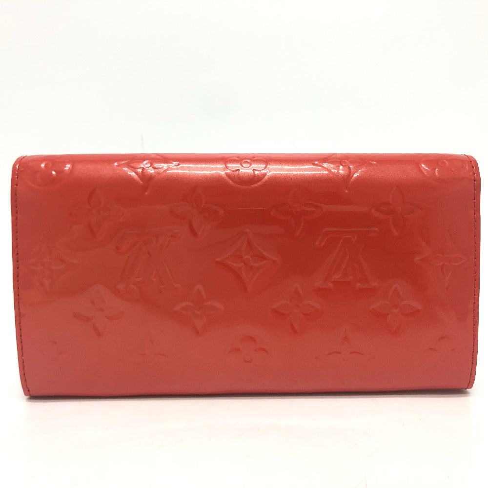 LOUIS VUITTON M93634 Portefeuille Sarah Wallet Long Wallet Wallet Long Wallet Long Wallet MonogramVernis Orange sunset Orange/GoldHardware Used
