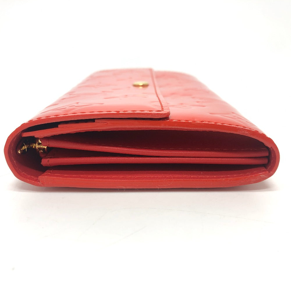 LOUIS VUITTON M93634 Portefeuille Sarah Wallet Long Wallet Wallet Long Wallet Long Wallet MonogramVernis Orange sunset Orange/GoldHardware Used
