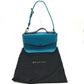 BVLGARI 38639 フラップ 2WAYバッグ カバン バッグ ハンドバック ハンドバッグ レザー レディース ターコイズブルー