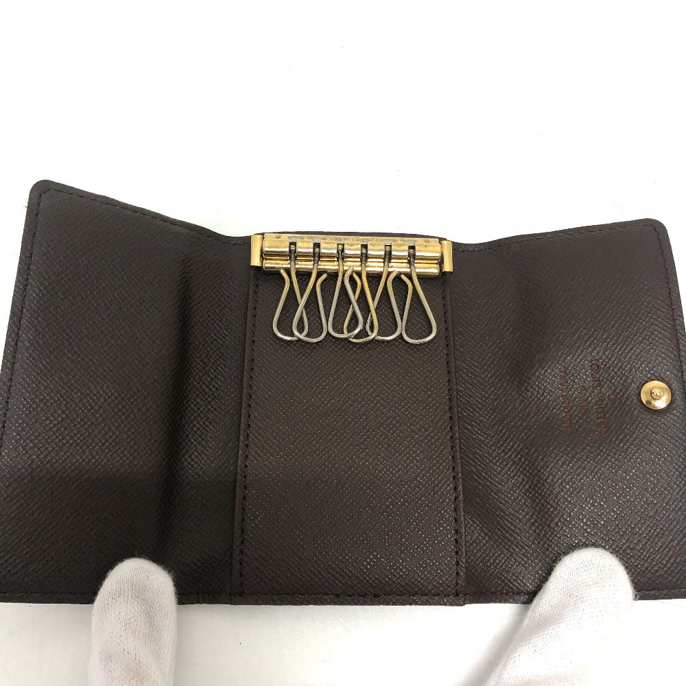LOUIS VUITTON N62630 ミュルティクレ6 6連キーケース 小物 キーケース ダミエキャンバス ユニセックス エベヌ ブラウン