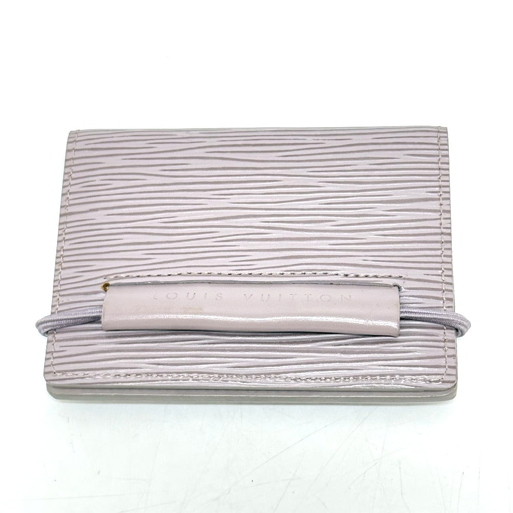 LOUIS VUITTON M6367B ポルトカルトトランスポート 名刺入れ 小物 二つ折り カードケース エピレザー レディース ライラック