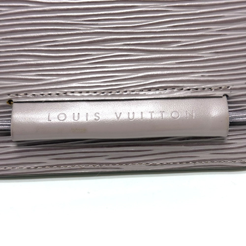 LOUIS VUITTON M6367B ポルトカルトトランスポート 名刺入れ 小物 二つ折り カードケース エピレザー レディース ライラック