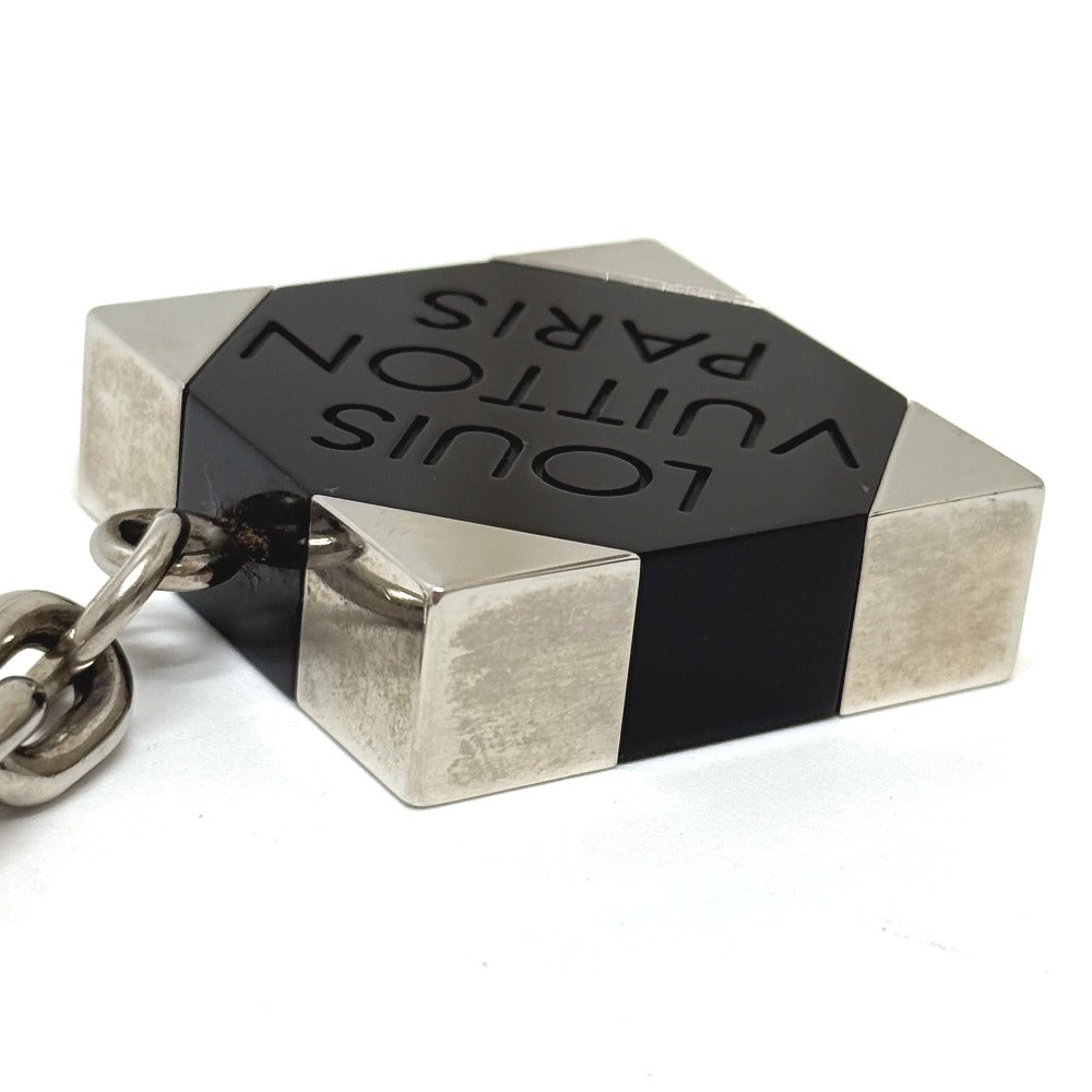 LOUIS VUITTON M66356 ポルト・クレ_ダミエ・エベヌ キーホルダー キーチャーム バッグチャーム プラスチック レディース ブラック