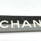 CHANEL 01P ロゴ ネックストラップ ネックホルダー 雑貨 小物 首掛け ネックレス キャンバス レディース グレー