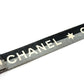 CHANEL 01P ロゴ ネックストラップ ネックホルダー 雑貨 小物 首掛け ネックレス キャンバス レディース グレー