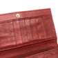GUCCI 212109 GG シマライン 財布 ウォレット フラップ 長財布 シマレザー レディース レッド