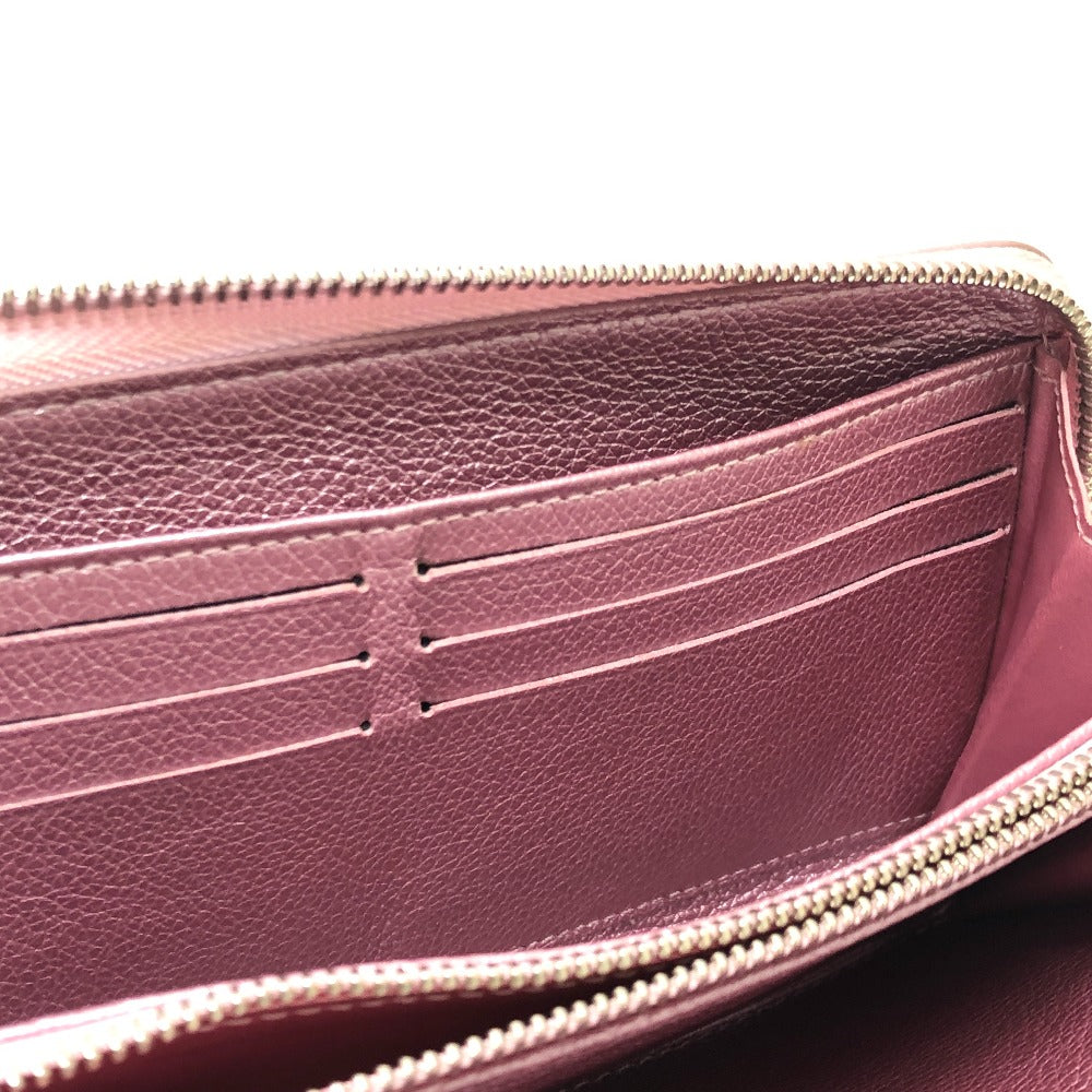 LOUIS VUITTON M69812 ジッピー ロックミー 財布 ラウンド ファスナー ロングウォレット 長財布 レザー レディース メタリックピンク