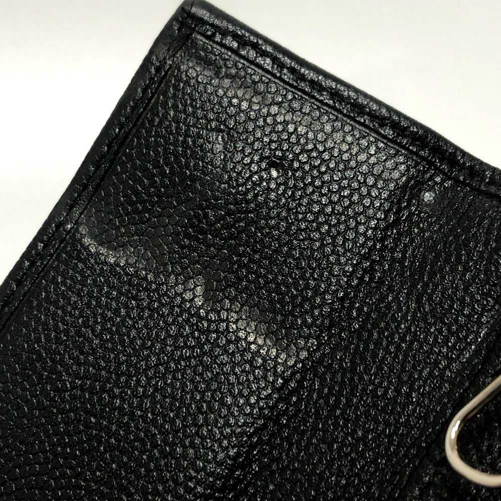 CHANEL ブリリアント ココマーク 6連 鍵 キーケース ソフトキャビアスキン レディース ブラック