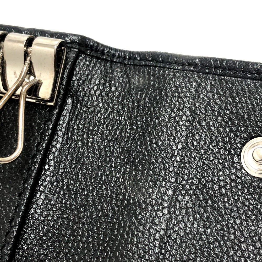 CHANEL ブリリアント ココマーク 6連 鍵 キーケース ソフトキャビアスキン レディース ブラック