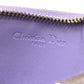 Dior S0965ONMJ Lady Dior Cosmos Zip Card Case/Coin Case Leather Women's Purple