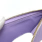 Dior S0965ONMJ Lady Dior Cosmos Zip Card Case/Coin Case Leather Women's Purple