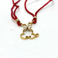 Dior Rabbit Motif Necklace Choker Metal Women's Gold