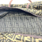 FENDI Zucca pattern foldable tote bag in leather/canvas, brown, for women