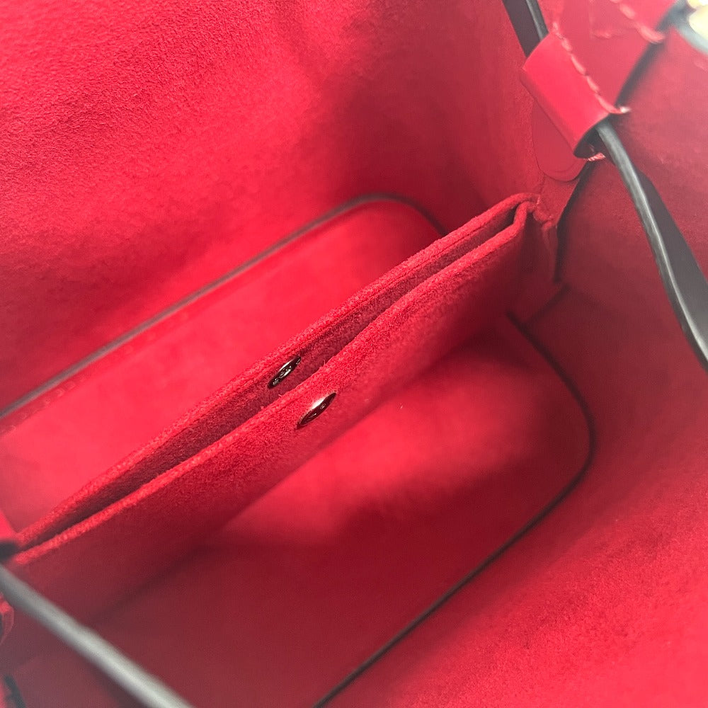 LOUIS VUITTON M55556 NeoNoe BB Brompton Optique Tricolor Drawstring Shoulder Bag in Epi Leather, White, Black, and Red
