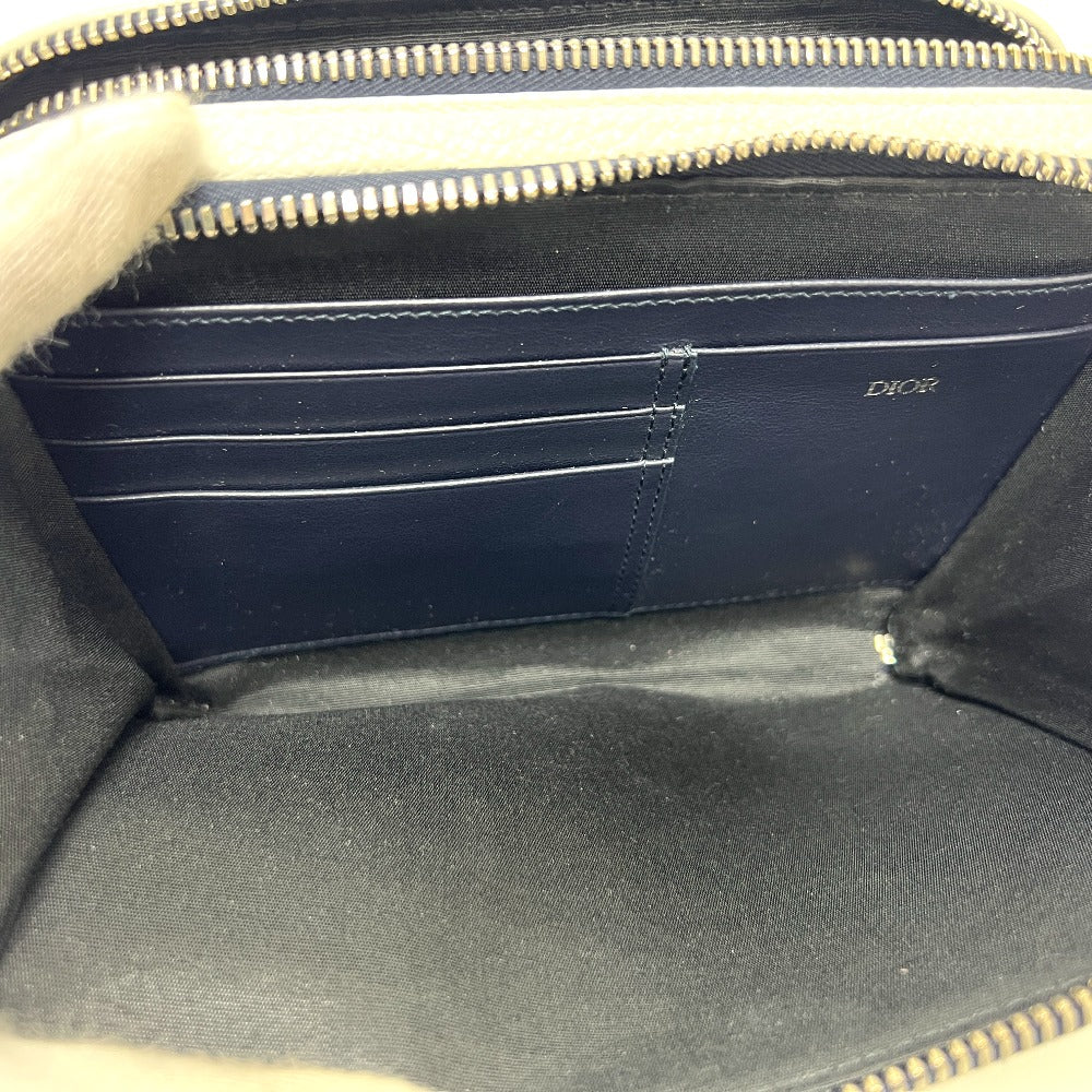 Dior ディオール×ステューシーコラボ カバン バッグ 斜め掛け ショルダーバッグ レザー レディース ホワイト
