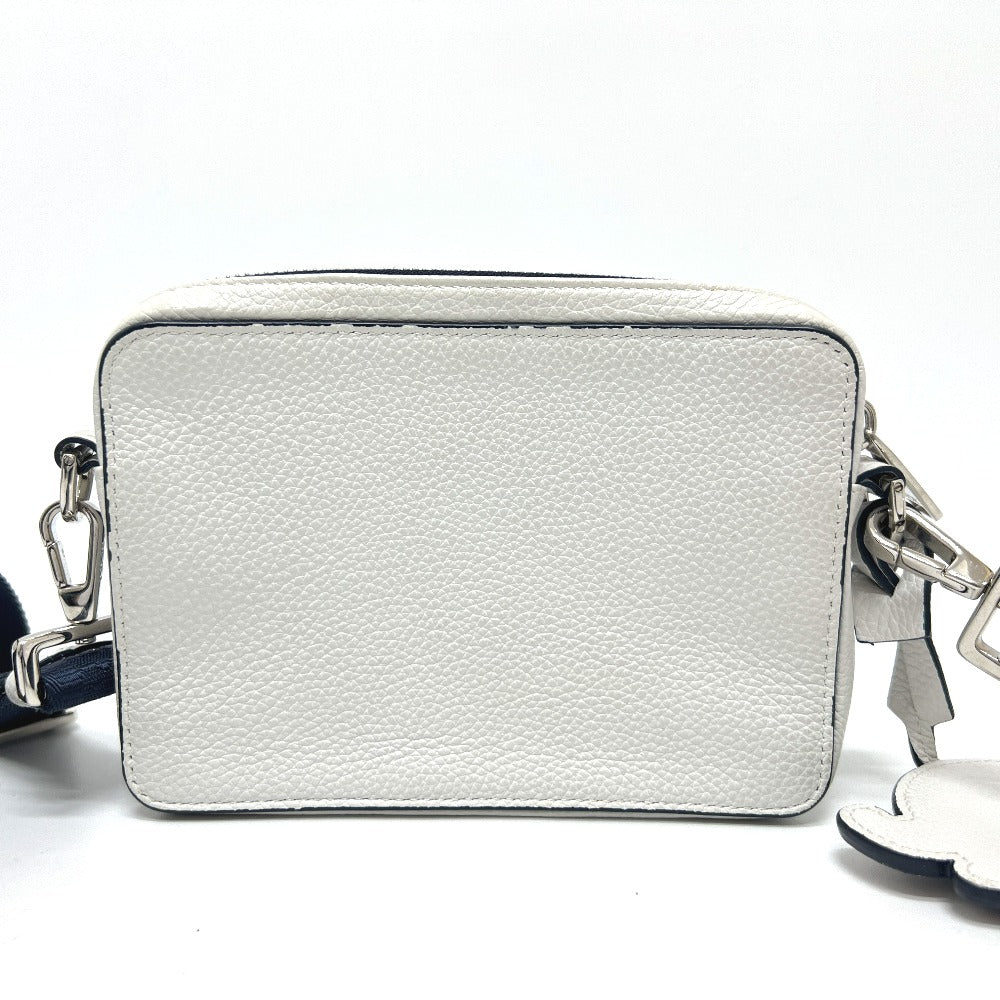 Dior ディオール×ステューシーコラボ カバン バッグ 斜め掛け ショルダーバッグ レザー レディース ホワイト