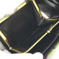 Roberta di Camerino Women's Velvet/Leather Bi-fold Wallet with Clasp and Logo, Multicolor