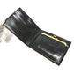 Roberta di Camerino Women's Velvet/Leather Bi-fold Wallet with Clasp and Logo, Multicolor