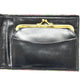Roberta di Camerino Women's Velvet/Leather Bi-fold Wallet with Clasp and Logo, Multicolor