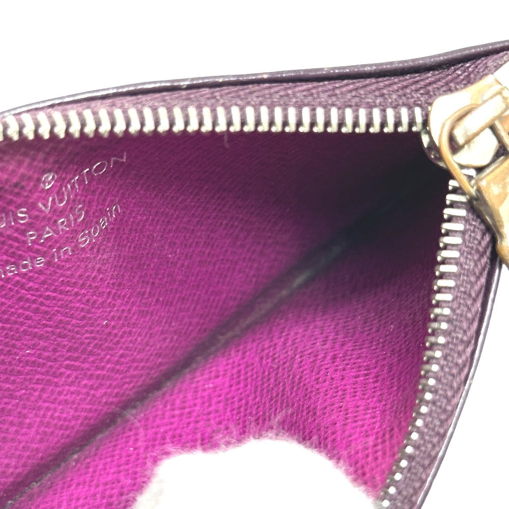 LOUIS VUITTON M6380K Pochette Cle, Key Case with Chain, Coin Case, Epi Leather, Women's, Cassis