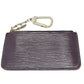 LOUIS VUITTON M6380K Pochette Cle, Key Case with Chain, Coin Case, Epi Leather, Women's, Cassis