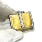 GUCCI Old Gucci Trunk Keychain Bag Charm Metal Women's Gold and Silver
