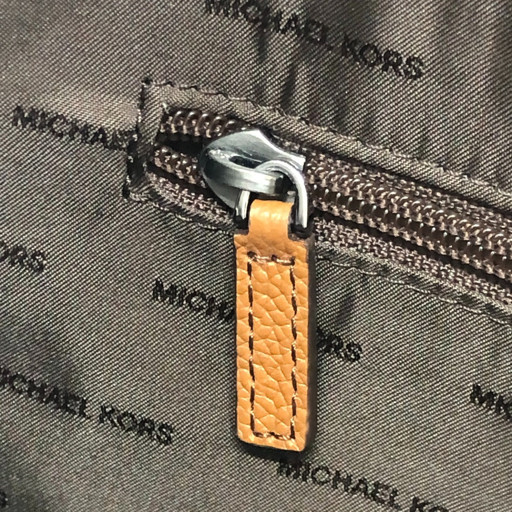 Michael Kors Logo 2-Way Briefcase, Document Bag, Business Bag, Leather, Men's, Brown