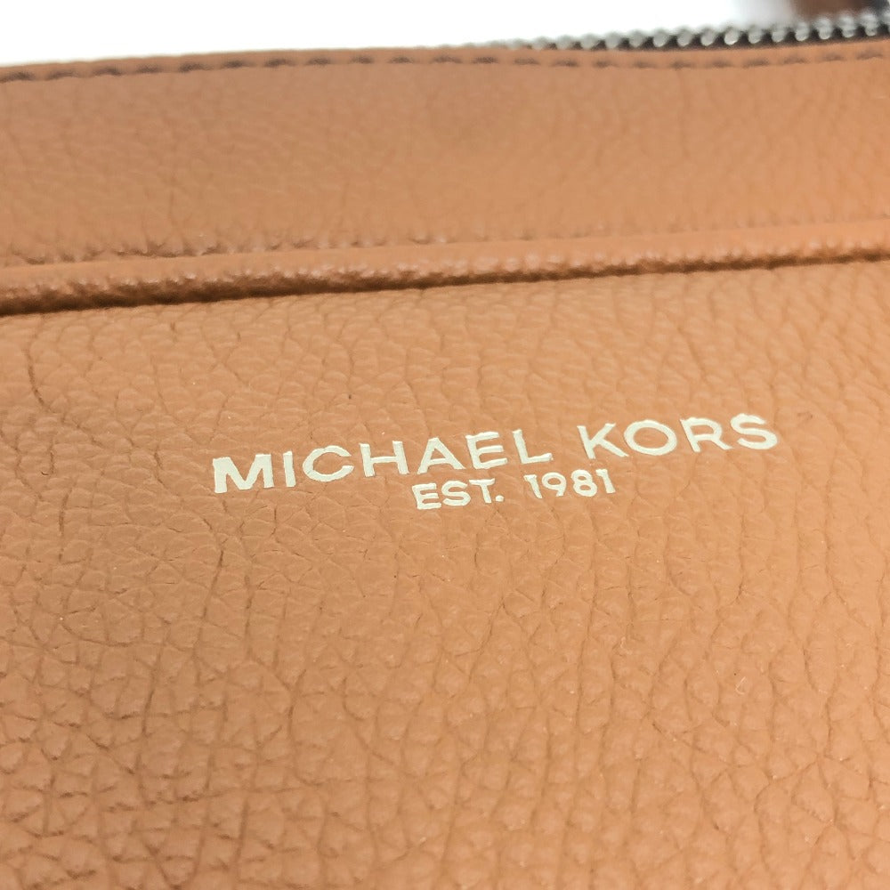 Michael Kors Logo 2-Way Briefcase, Document Bag, Business Bag, Leather, Men's, Brown