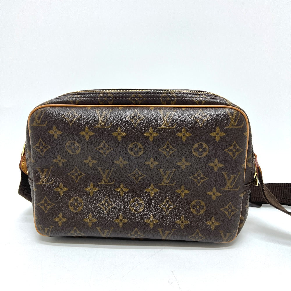 LOUIS VUITTON M45254 リポーターPM カバン バッグ 斜め掛け ショルダーバッグ モノグラムキャンバス レディース ブラウン