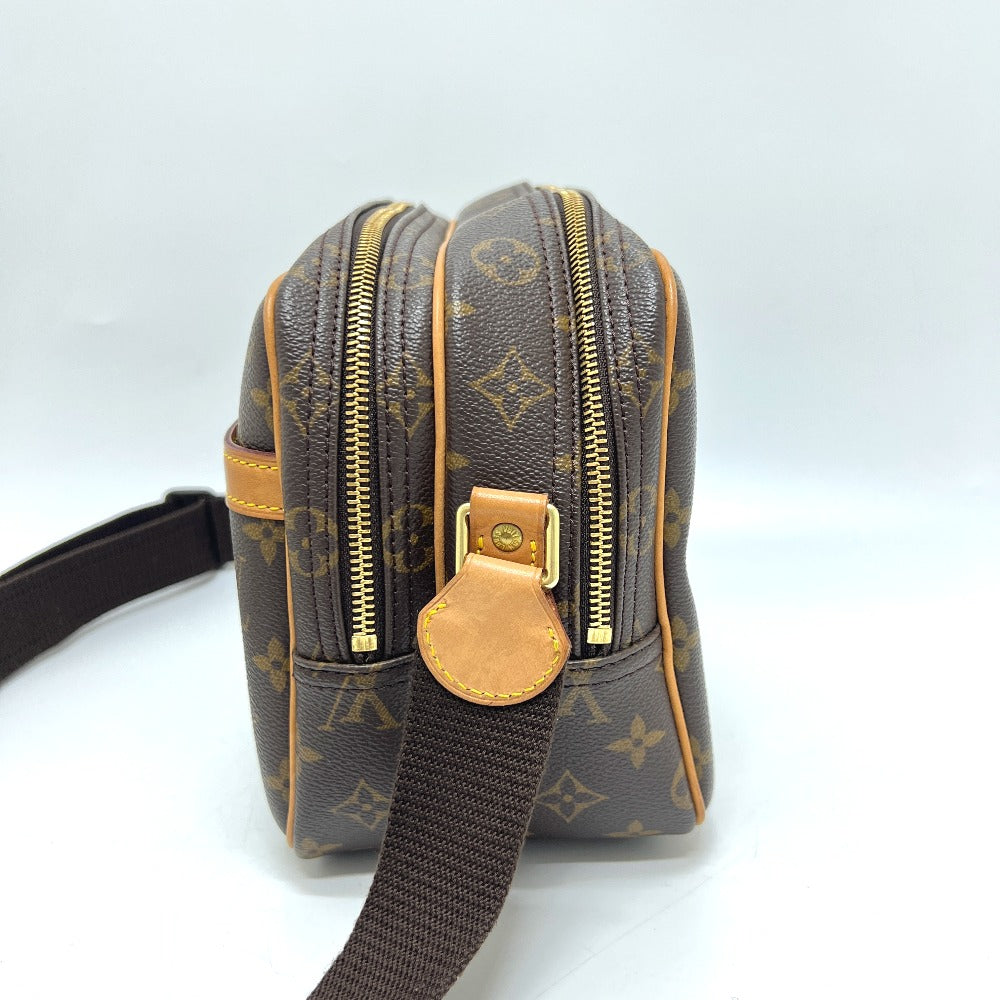 LOUIS VUITTON M45254 リポーターPM カバン バッグ 斜め掛け ショルダーバッグ モノグラムキャンバス レディース ブラウン