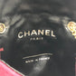 CHANEL Coco Mark Matelasse Chain Miniature Pouch Shoulder Bag Jersey Women's Red