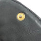 CHANEL Coco Mark Matelasse Chain Miniature Pouch Shoulder Bag Jersey Women's Red