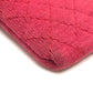 CHANEL Coco Mark Matelasse Chain Miniature Pouch Shoulder Bag Jersey Women's Red