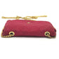 CHANEL Coco Mark Matelasse Chain Miniature Pouch Shoulder Bag Jersey Women's Red