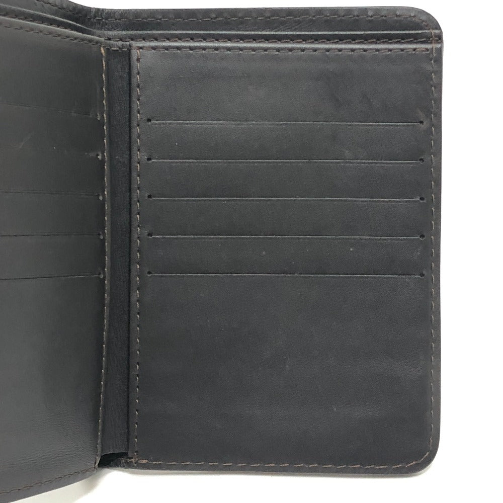 LOUIS VUITTON Utah Compact Wallet, No Coin Purse, Passport Case, Bifold Wallet, Leather, Men's, Cafe Style