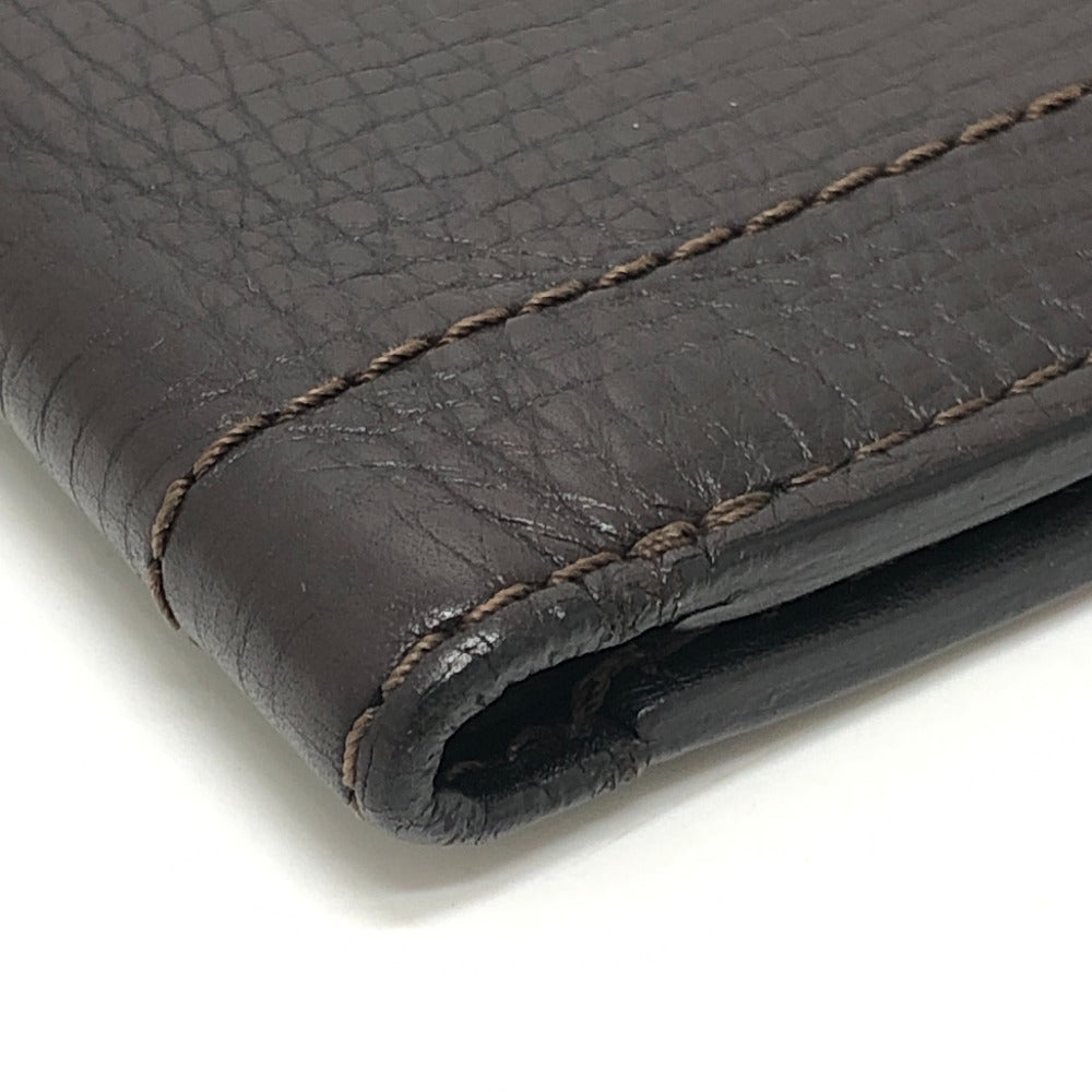 LOUIS VUITTON Utah Compact Wallet, No Coin Purse, Passport Case, Bifold Wallet, Leather, Men's, Cafe Style