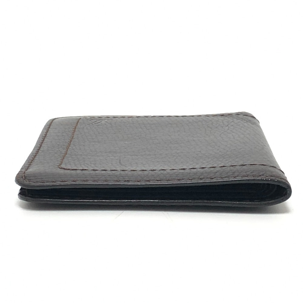 LOUIS VUITTON Utah Compact Wallet, No Coin Purse, Passport Case, Bifold Wallet, Leather, Men's, Cafe Style