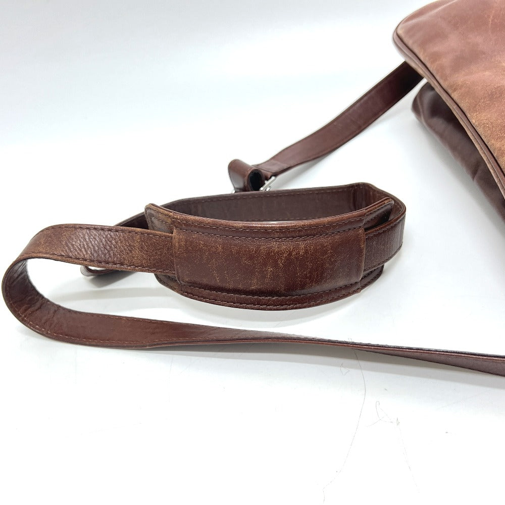 LOUIS VUITTON M92359 Diffiel Clarkson Shoulder Bag, Leather, Men's, Cafe Brown