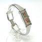 GUCCI 1500L Square Bangle Watch, Quartz Movement, Stainless Steel, Women's, Silver