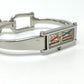 GUCCI 1500L Square Bangle Watch, Quartz Movement, Stainless Steel, Women's, Silver