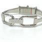 GUCCI 1500L Square Bangle Watch, Quartz Movement, Stainless Steel, Women's, Silver