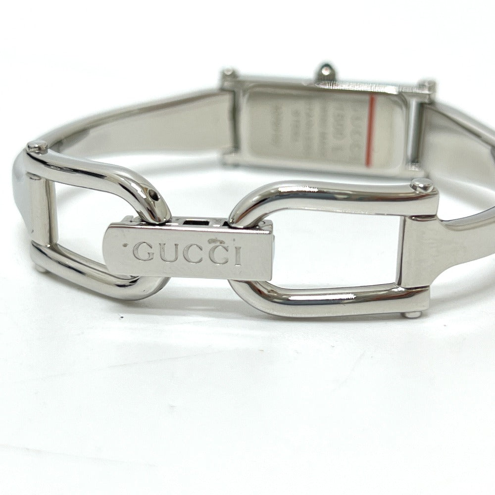 GUCCI 1500L Square Bangle Watch, Quartz Movement, Stainless Steel, Women's, Silver