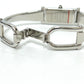 GUCCI 1500L Square Bangle Watch, Quartz Movement, Stainless Steel, Women's, Silver