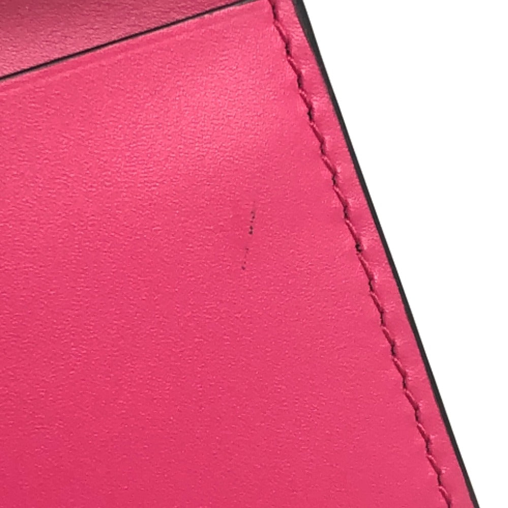 BVLGARI 288858 Serpenti Wallet, Mini Wallet, Tri-fold Wallet, Leather, Women's, Pink