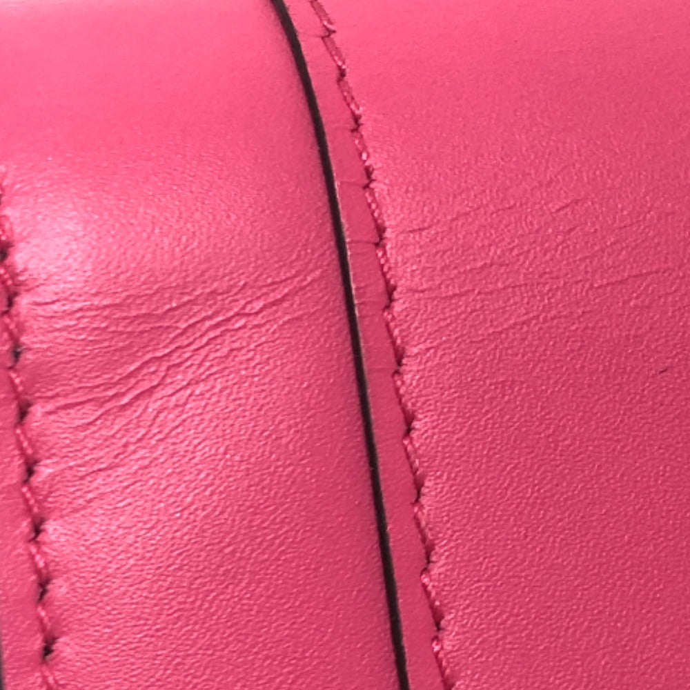 BVLGARI 288858 Serpenti Wallet, Mini Wallet, Tri-fold Wallet, Leather, Women's, Pink