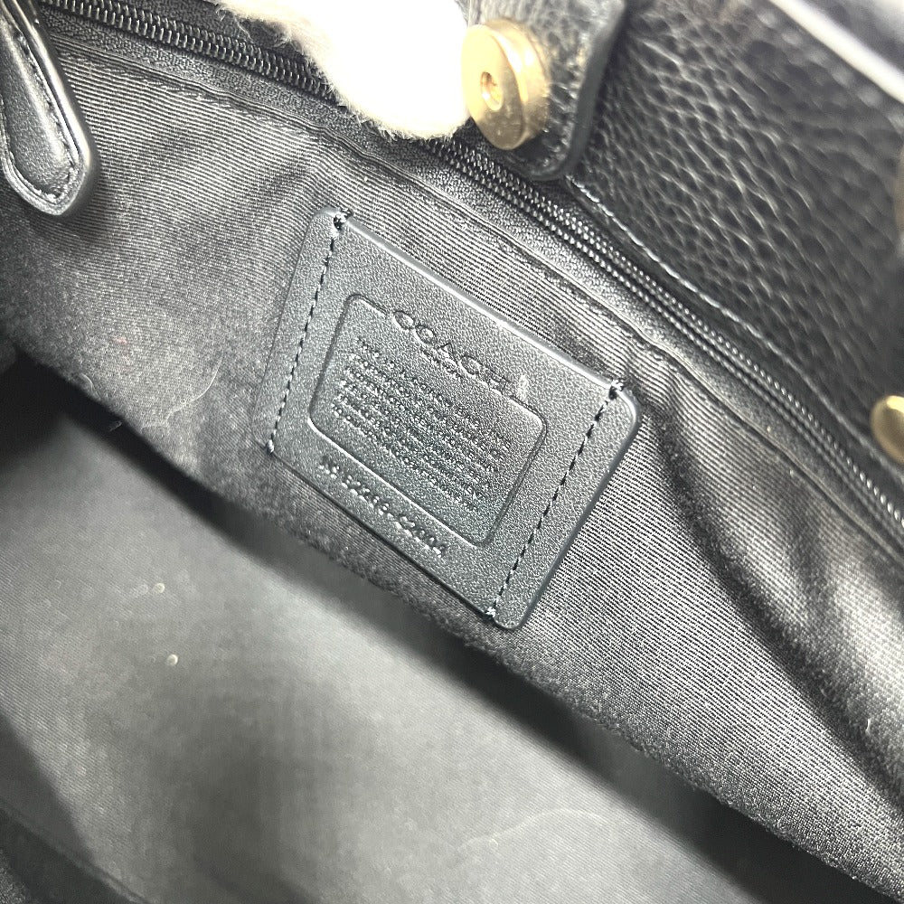 COACH C2004 Dempsey Carryall with Patch Tote Bag, 2-Way Bag, Handbag, Leather, Women's, Black