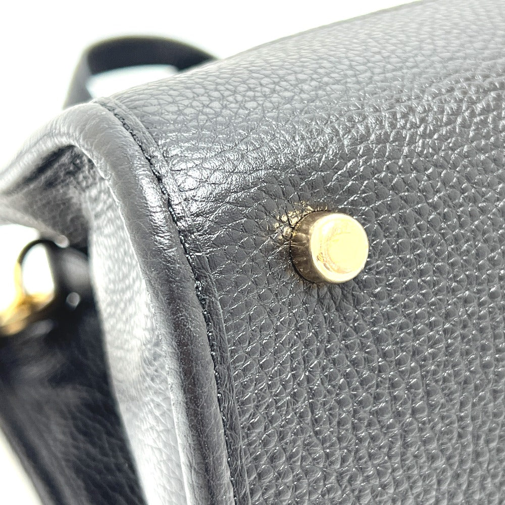 COACH C2004 Dempsey Carryall with Patch Tote Bag, 2-Way Bag, Handbag, Leather, Women's, Black