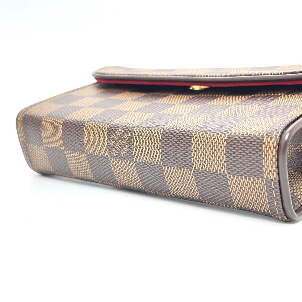 LOUIS VUITTON N51856 ポシェット フロランティーヌ SPOオーダー カバン バッグ ボディバッグ ウエストバッグ ダミエキャンバス レディース エベヌ ブラウン