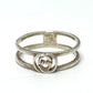 GUCCI Interlocking G Ring, SV925, Women's Silver